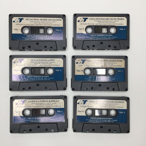 LDS Great Mormon Women Dramatized Audio Cassette Set 12 Tapes 1984 - Picture 5 of 7